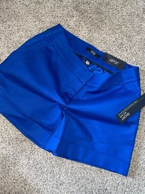 Apt. 9 High Waist Shorts - Royal Blue